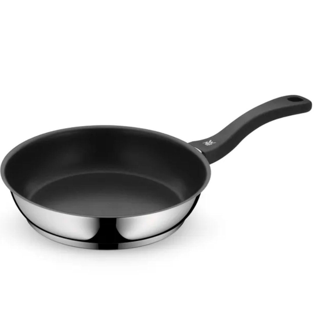 WMF Bratpfanne 24 cm – Antihaftbeschichtung, Silber/Schwarz